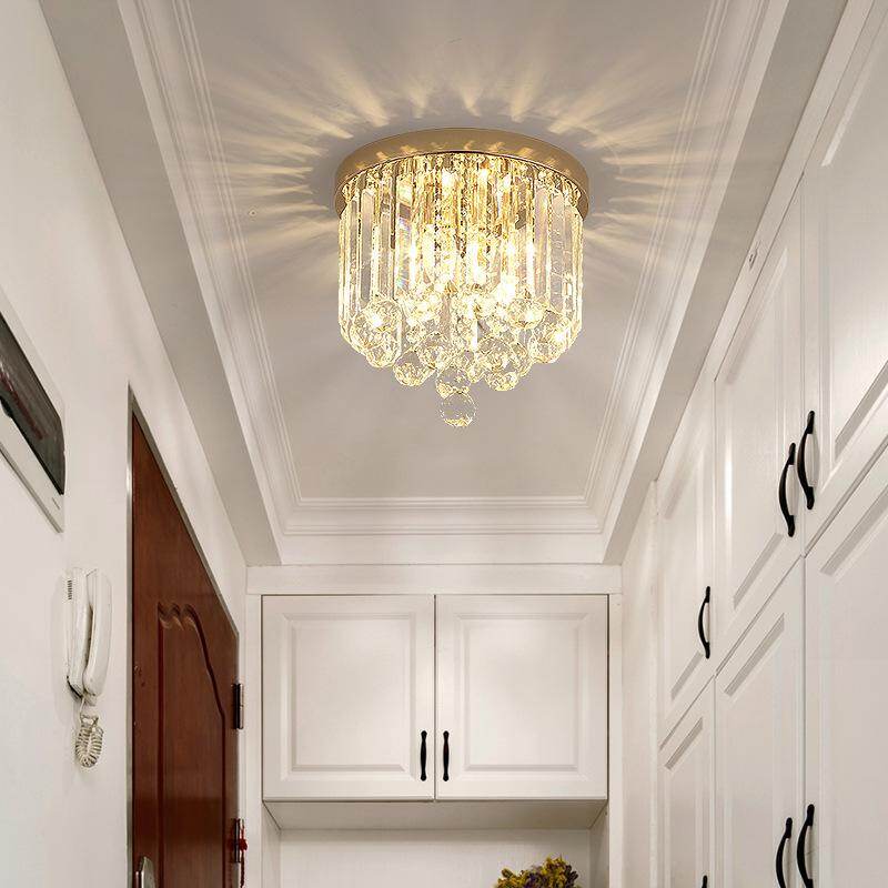 Nordic LED Crystal Pendant Lights Crystal Tree Branch Pendant Lamp For Living Room Kitchen Cafe Postmodern Led Tavan Aydinlatma