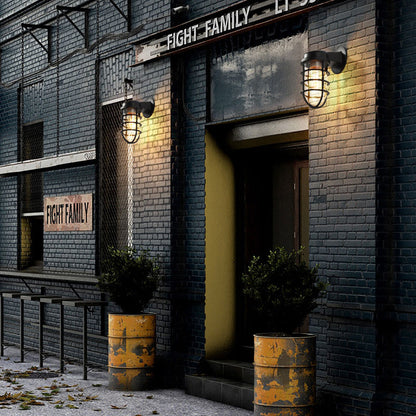 Retro Glass Wall Light Industrial Outdoor Indoor Waterproof LED Wall Lamp Bar Cafe Decora Lighting