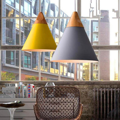 Pendant Lights Lustres Abajur Pendant Lamp Luminaire Hanglamp Colorful Aluminum Lamp Shade For Home Lighting Dining Room Lampsha