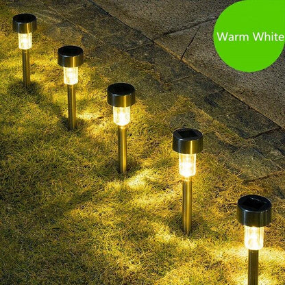 Solar Garden Light Lawn Lamps Outdoor Decoration Pathway Waterproof LED Solar Powered Lawn Light Street Landscape Yard Lamp