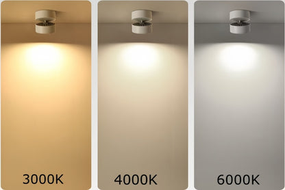 Rotatable Surface Mounted Dimmable LED Downlight Anti Glare AC85-290V Ceiling Spotlight Lamp