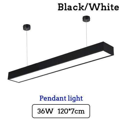 LED Strip Light Splicing Office Chandelier Indoor Surface Mounted Conference Room Exhibition Hall Workbench Hanging Line Light