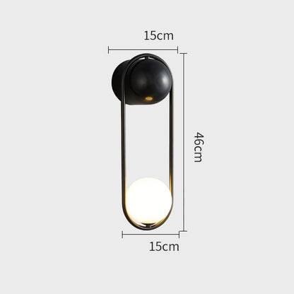 U-shaped Wall lamp Modern designer Creative Study Living room Bedroom Wall light Bedhead
