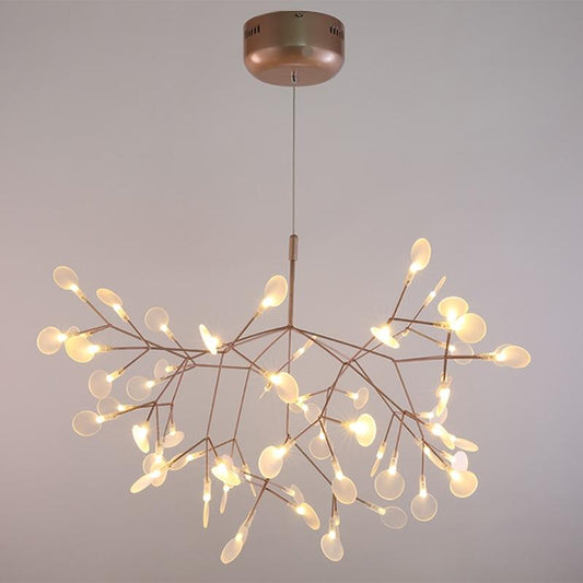 45 Heads, Large Modern Led Pendant Light Nordic Acrylic Branches Dining Room Kitchen Light Cherry Blossoms LED Light
