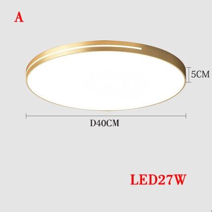 Modern atmosphere light luxury ultra thin ceiling lamp bedroom living room kitchen dining room ceiling lamp