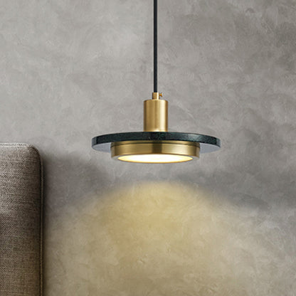 Postmodern LED Marble Pendant Lights Dining Table Luxury Marble Hanging Light Chandelier Bedroom Lamp