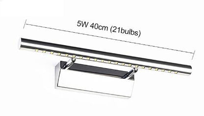 3W/5W/7W LED Wall light Bathroom Mirror warm white /white washroon wall Lamp fixtures Aluminum & Stainless Steel with switch