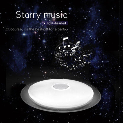 LED Music Ceiling Light RGB Bluetooth Speaker Lamp Home Party Bedroom 36W 40W  Remote Dimmable APP Smart Colorful Lighting