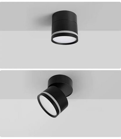 Rotating LED Full Spectrum Surface Mounted Dimmable Downlight  Anti Glare Ceiling Lamp 5W7W10W15W20W Spotlight Indoor