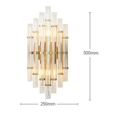 Led E14 Nordic Iron Crystal Designer LED Lamp LED Light Wall Lamp Wall Light Wall Sconce For Bar Store Foyer Bedroom