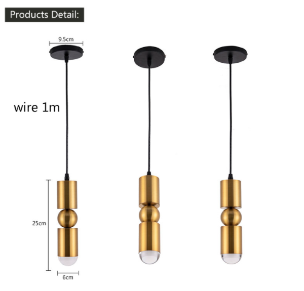 Modern LED Pendant Light For Living Dining Room Bedroom Decoration Nordic Loft Shop Bar Counter Droplight Cord Hanging Lamp
