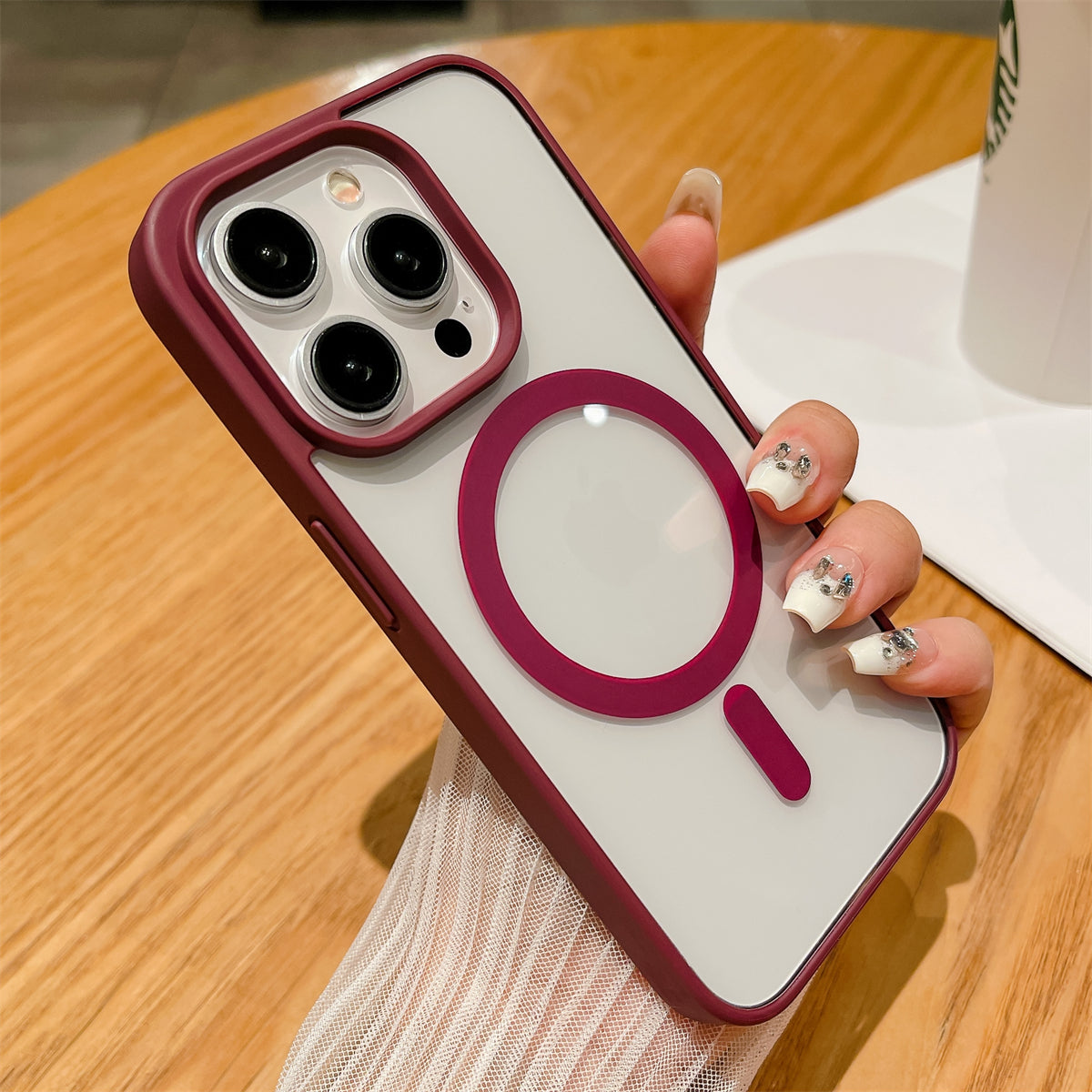 Luxury Shockproof For Magsafe Wireless Charge Case for iPhone 17 16 15 14 13 12 11 Pro Max XR Air Clear Magnetic Bumper Cover