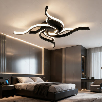 LED Ceiling Light Remote Control 3 Colors APP Dimming Lamp AC 110V 220V Aluminum For Living Room Bedroom