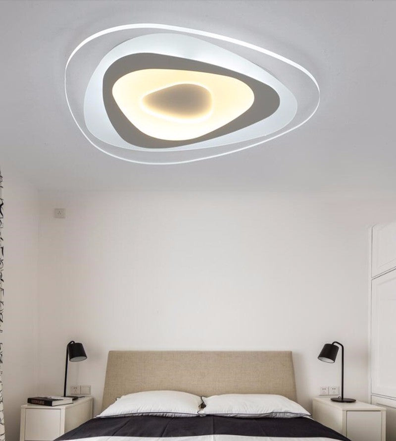 Modern Living Room Nodic Ceiling Lights LED Acrylie Flower Round Lamp Novelty Indoor Lighting Bedroom Light Fixture