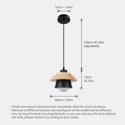 Pendant Light Led Pendant Fixture Hanging Kitchen Lamp Dining Room Pendant Lamp E27 Dinning Room Lights Wood Pendant Lamp Modern
