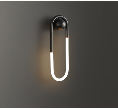 U-shaped Wall lamp Modern designer Creative Study Living room Bedroom Wall light Bedhead