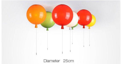 Pendant Lights Modern Simplicity Novelty Color Balloon Shape Home Restaurant Living Room Lighting Children Bedroom Lamp