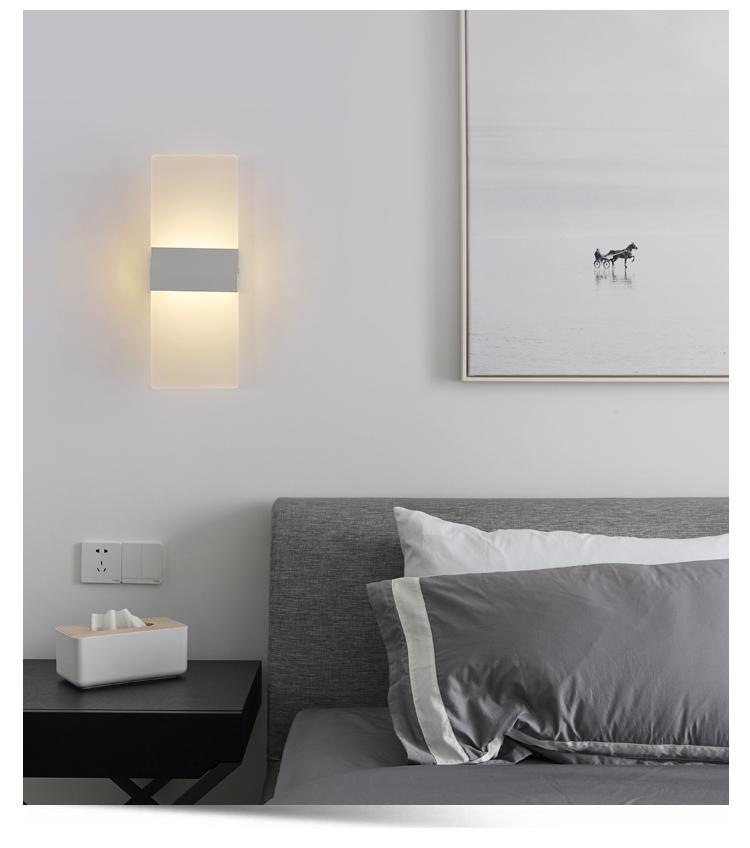 LED Wall Light Bedroom Bedside Light Living Room Balcony Aisle Wall Lamp Corridor Wall Sconce Lamp ZBD0028