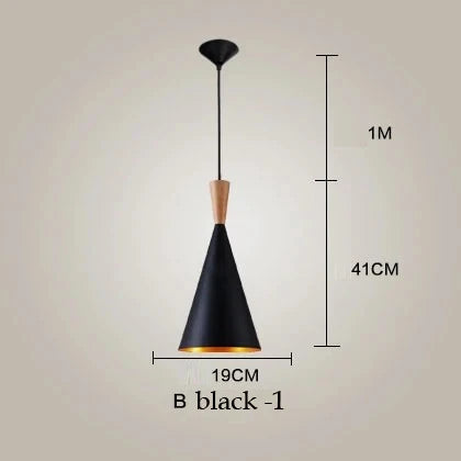 Slope indoor wrought iron lampshade LS01 retro retro Edison modern chandelier LED ceiling living room bedroom home lamp
