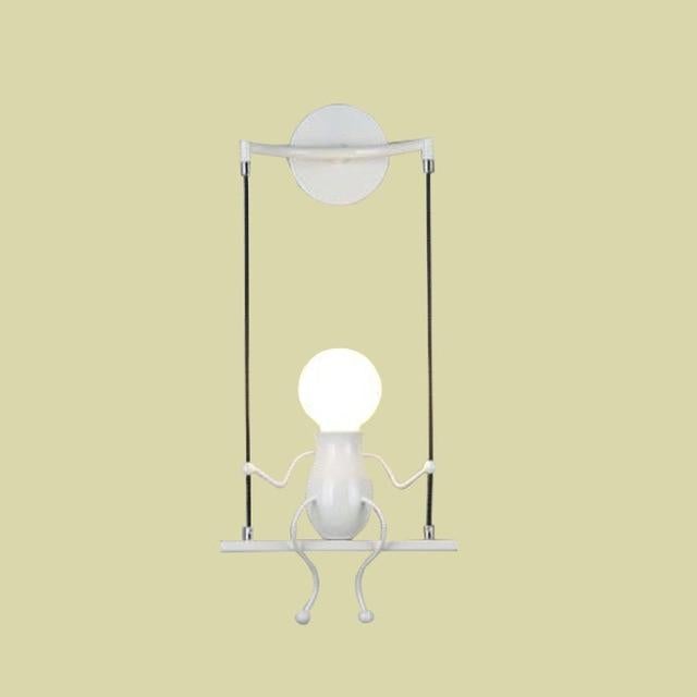 Wall lightchandelier wall lamp lights LED lamp Creative Mounted Iron Bedside Sconce Lamp for Kids Baby Room Living RoomDining ro