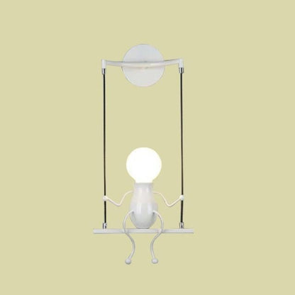 Wall lightchandelier wall lamp lights LED lamp Creative Mounted Iron Bedside Sconce Lamp for Kids Baby Room Living RoomDining ro