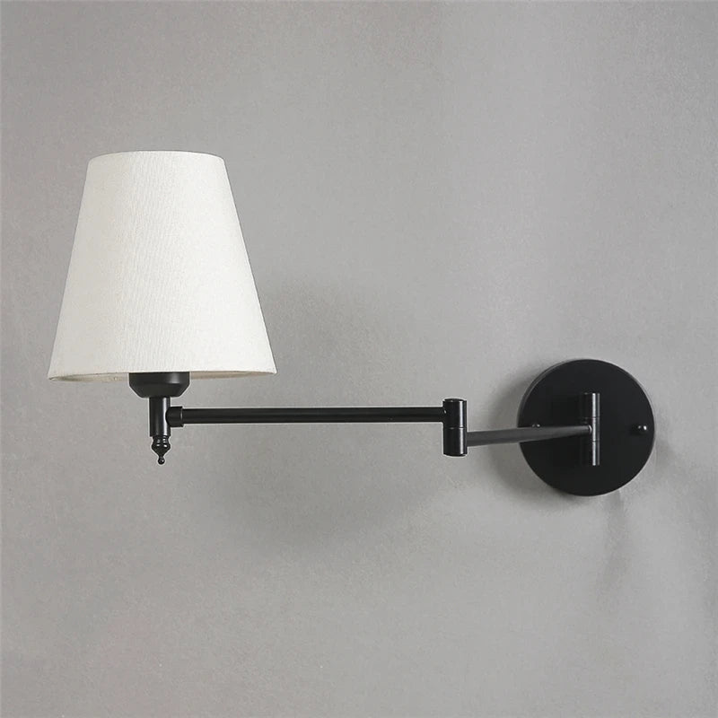 Nordic Adjustable Folding Wall Lamps Rotating Rocker Arm Light  Modern Bedroom Bedhead LED Wall Lights