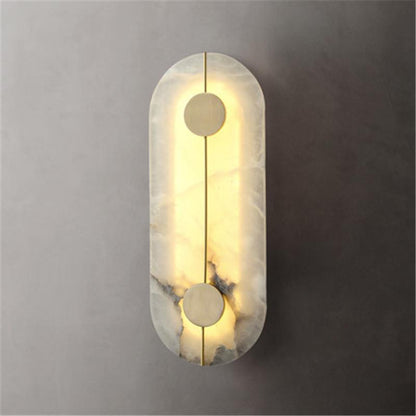 Nordic Dolomite Wall Lamp Bedroom Bedside Lamp Light Luxury Modern Creative Designer Living Room Long Copper Wall Lamp