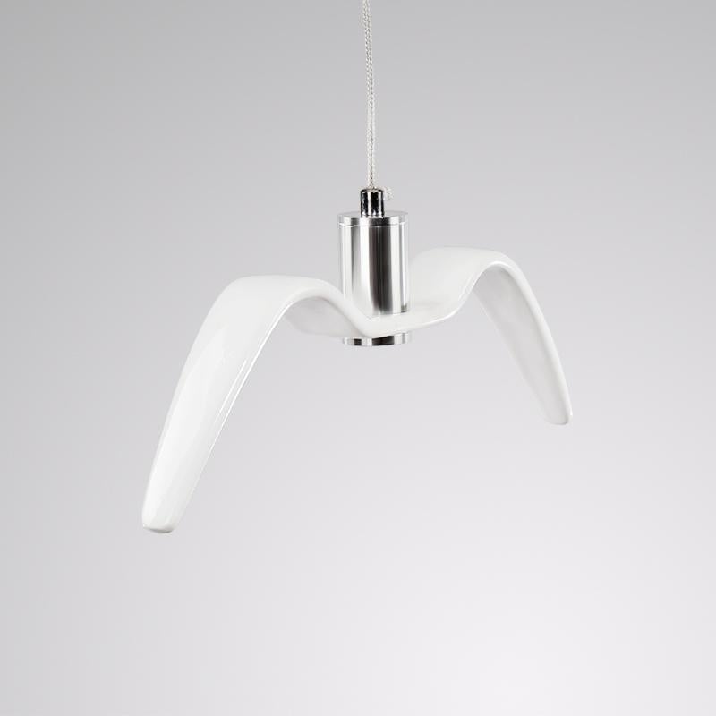 Resin Night Birds Silhouette Sky Freedom Seagull Pendant Light