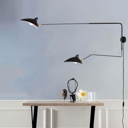 Creative Wall Lamp Personality Retro Long Arm Double-headed Wall Lamp