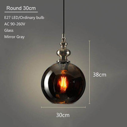 Modern Creative Europe Glass Pendant Light LED E27 With 3 Colors For Bedroom/Restaurant/Living Room/Kitchen/Cafe/Hotel/Office