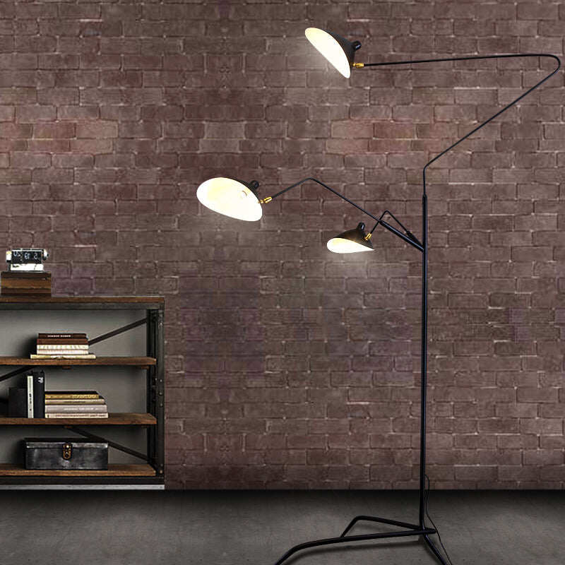 Nordic DaWn Spider Serge Mouille Floor Lamp Modeling Bedroom Industrial standing Lamp Simple Living Room Led Floor Light Fixture