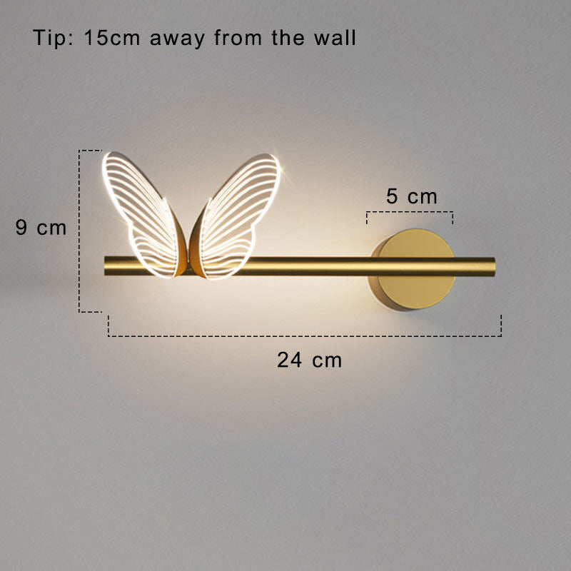 Butterfly LED Wall Lamp Indoor Lighting For Home Living Room Decoration Bedroom LED Night Lights