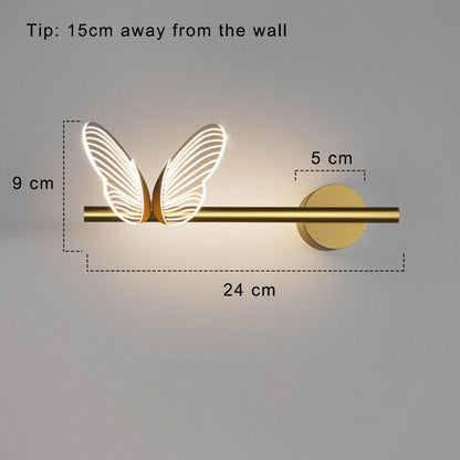 Butterfly LED Wall Lamp Indoor Lighting For Home Living Room Decoration Bedroom LED Night Lights