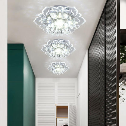 Modern Minimalist Living Room Lamp Corridor Crystal Ceiling Lamp
