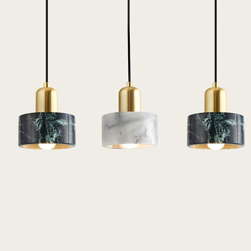 Nordic Marble Minimalist One-headed Small Chandelier Bedroom Light Extravagant Headlights Post-modern Restaurant Bar Decorated Lamps