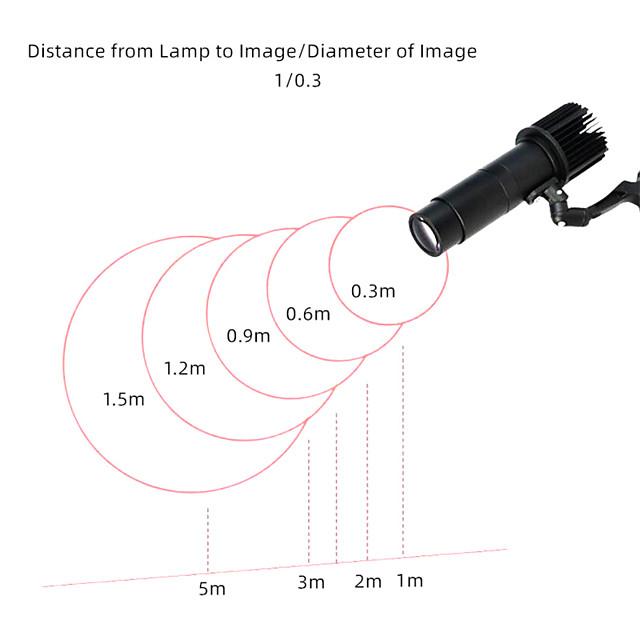 logo projection lamp 30w hd static ktv stage led advertising outdoor creative pattern imaging spotlight manufacturer