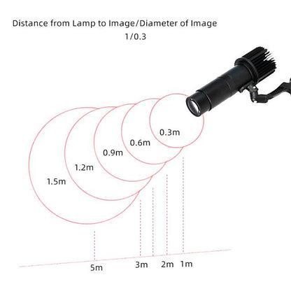 logo projection lamp 30w hd static ktv stage led advertising outdoor creative pattern imaging spotlight manufacturer