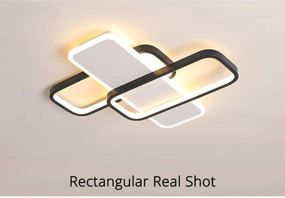 Bedroom LED Ceiling Lights With Metal Silicon Lampshade For Living Study Room Ceiling Mounted Acrylic Lighting Lamp Fixtureso
