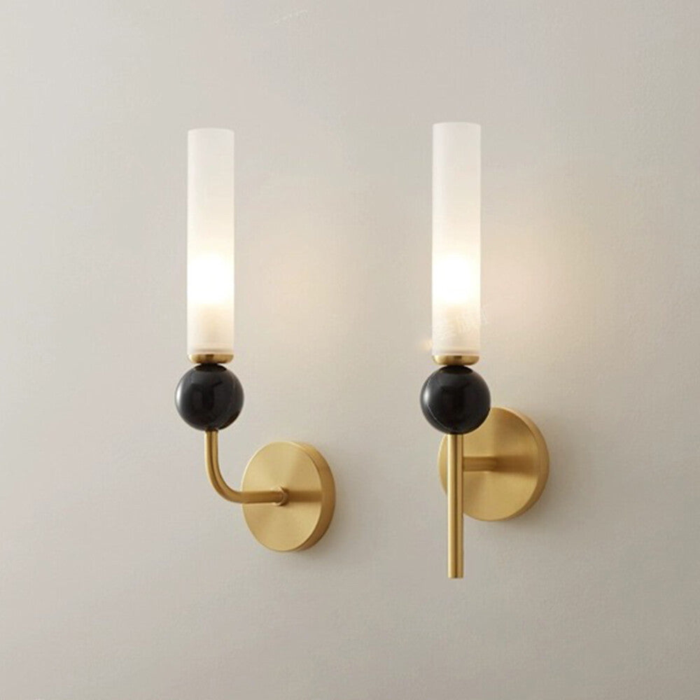 Decorative wall lamp in the foyer hallway lamp living room TV background