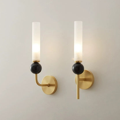 Decorative wall lamp in the foyer hallway lamp living room TV background