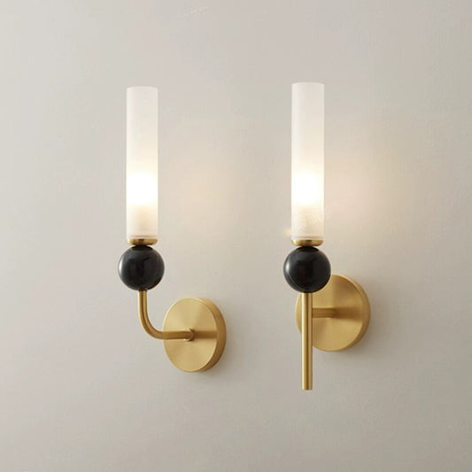 Decorative wall lamp in the foyer hallway lamp living room TV background
