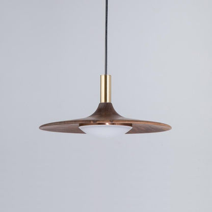 The Black Walnut Dining Room Bedroom Has A Simple Nordic Chandelier At The Head of The Bed