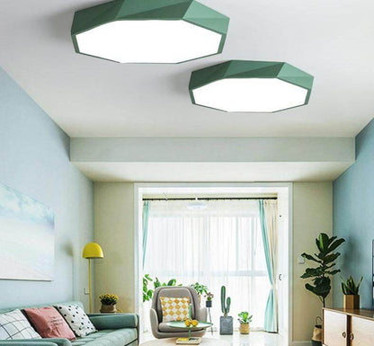 Led Ceiling Light Colorful  Macarons Indoor Light For Living Room Bedroom Luminaria Teto Aisle High 6cm Home Lighting Fixture