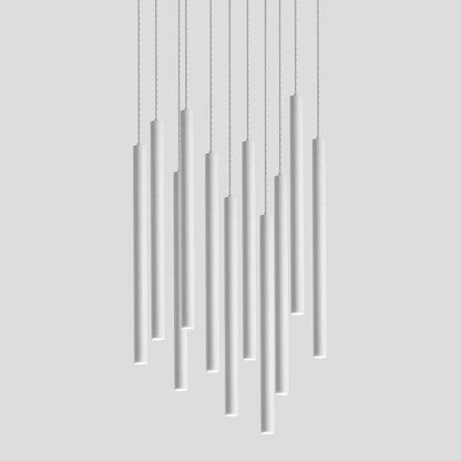 Black industrial Pendant Lights long tube Hanging Lamp for Living Room Home Light Fixtures Decor Luminaire kitchen lights