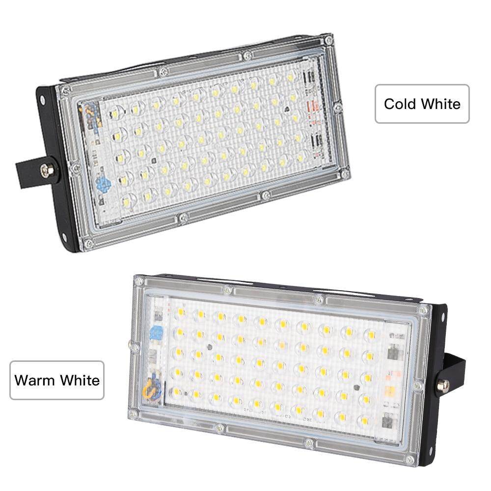 Led Spotlight Outdoor RGB Flood Light 50W 100W AC Waterproof IP66 Reflector Projector Lamp With Color Remote Controller