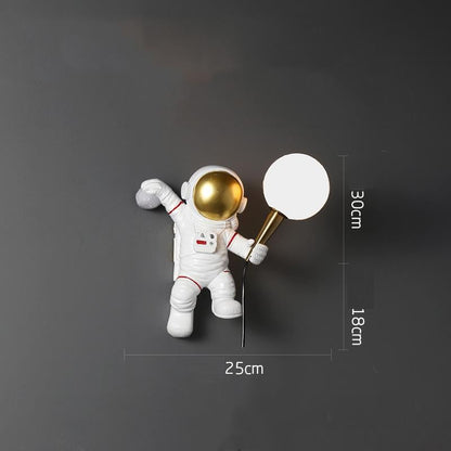 Astronaut Table Lamp Creative Small Night Lamp Moon Decorated Astronaut Wall Lamp