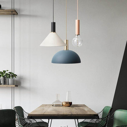 Modren Simple Pendant Lights DIY Nordic E27 Hanging Pendant Lamps Restaurant Bar Living Room Bedside Lighting Fixtures Luminaire