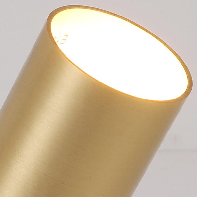 Modern Ceiling Lamp Foyer Copper Spotlight Living Room Led Brass Light Bedroom Wall Lamps Hallway Luster Ceiling Lamps Balcony
