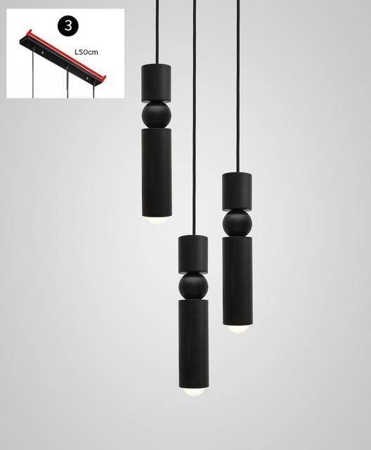 Nordic Pendant Lamp Modern Kitchen Lamp Dining Room Bar Counter Shop Pipe Pendant Down Tube LED Lights office Loft Living Room