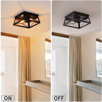 American Retro Industrial Wind Corridor Restaurant Ceiling Lamp
